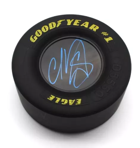 COREY LAJOIE SIGNED NASCAR MINI GOOD YEAR RACING TIRE BECKETT COA BAS BN71174 COLLECTIBLE MEMORABILIA