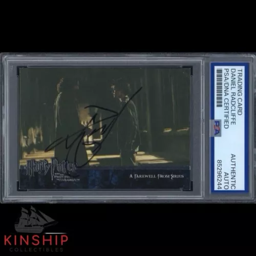 DANIEL RADCLIFFE SIGNED ARTBOX TRADING CARD PSA DNA SLAB HARRY POTTER AUTO C3278 COLLECTIBLE MEMORABILIA