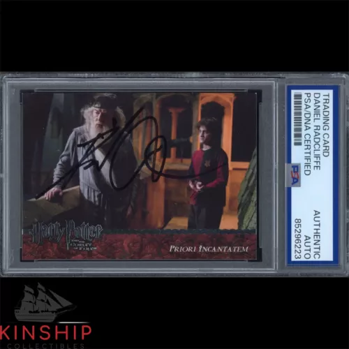 Daniel Radcliffe signed Artbox Trading Card PSA DNA Slab Harry Potter Auto C3283