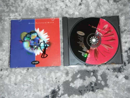 DAVE MATTHEWS BAND STEFAN LESSARD SIGNED CRASH CD COVER COLLECTIBLE MEMORABILIA