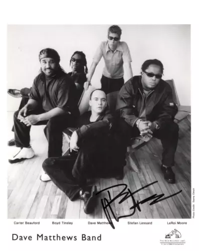 DAVE MATTHEWS SIGNED AUTOGRAPH ORIGINAL DMB BAND 8×10 PROMO PHOTO W/ BECKETT COA COLLECTIBLE MEMORABILIA