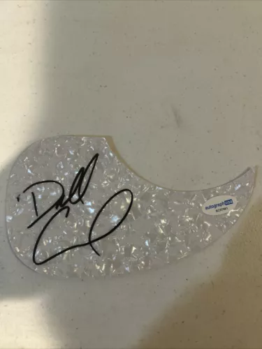 DILLON CARMICHAEL SIGNED AUTOGRAPH ACOUSTIC PICKGUARD GUITAR ACOA COUNTRY STAR COLLECTIBLE MEMORABILIA