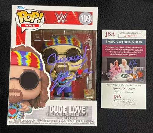 Hotsell Dude Love Signed Funko Pop! - WWE