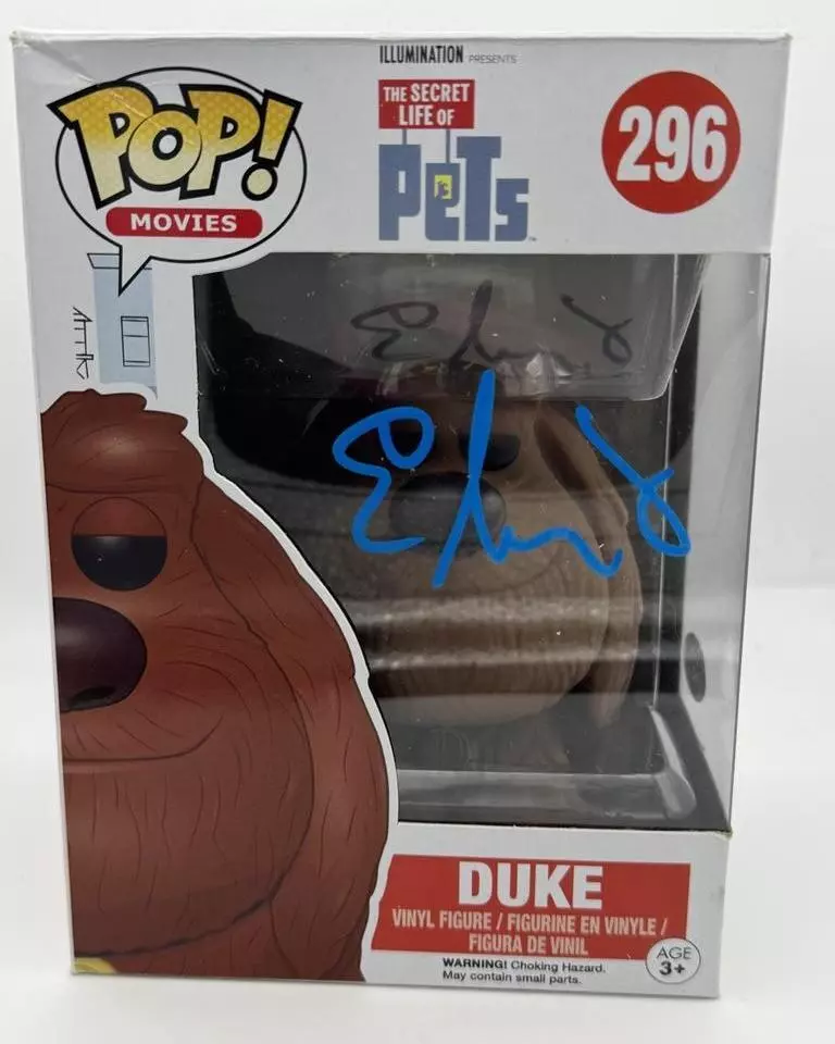 ERIC STONESTREET “THE SECRET LIFE OF PETS” AUTOGRAPH SIGNED ‘DUKE’ 296 FUNKO POP COLLECTIBLE MEMORABILIA