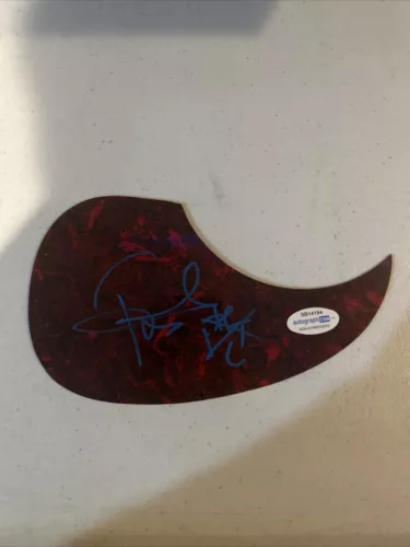 FRANK TURNER SIGNED AUTOGRAPH ACOUSTIC PICKGUARD GUITAR ACOA BE MORE KIND COLLECTIBLE MEMORABILIA