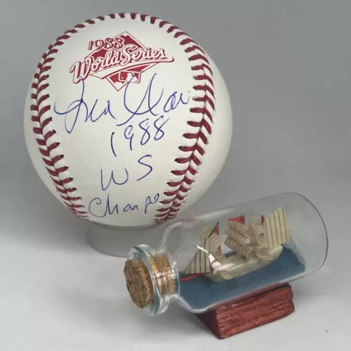 FRED CLAIRE SIGNED 1988 WORLD SERIES LOGO BASEBALL JSA DODGERS GM AUTO A3319 COLLECTIBLE MEMORABILIA