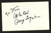 GENA ROWLANDS THE NOTEBOOK AUTHENTIC SIGNED 3×5 INDEX CARD BAS #BN89243 COLLECTIBLE MEMORABILIA