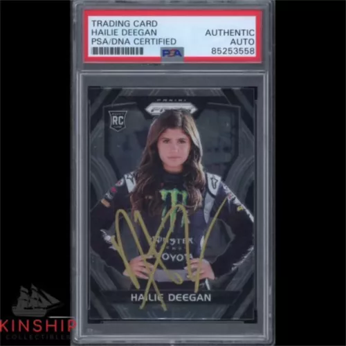 HAILIE DEEGAN SIGNED 2018 PANINI PRIZM ROOKIE CARD PSA DNA SLAB #30 AUTO C3288 COLLECTIBLE MEMORABILIA
