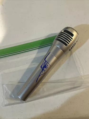 ICE T SIGNED AUTOGRAPH MICROPHONE ACOA RAP LAW & ORDER BODY COUNT COLLECTIBLE MEMORABILIA