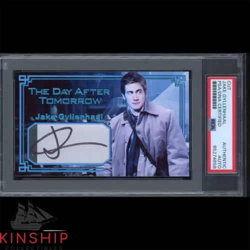JAKE GYLLENHAAL SIGNED CUT 3×5 CUSTOM CARD PSA DNA SLAB ACTOR AUTO C3128 COLLECTIBLE MEMORABILIA