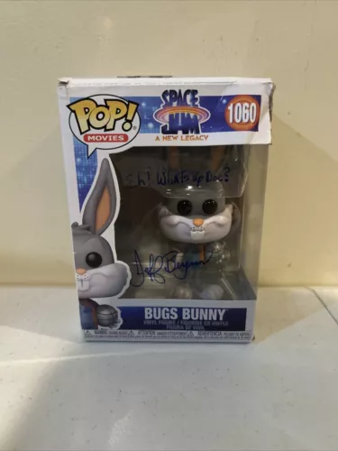 JEFF BERGMAN SIGNED AUTOGRAPH FUNKO POP ACOA BUGS BUNNY SPACE JAM COLLECTIBLE MEMORABILIA