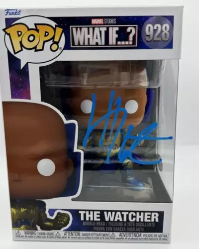 JEFFREY WRIGHT “WHAT IF…?” AUTOGRAPH SIGNED ‘THE WATCHER’ 928 FUNKO POP ACOA COLLECTIBLE MEMORABILIA