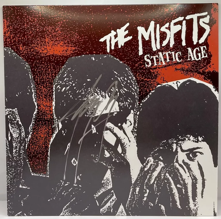 JERRY ONLY SIGNED AUTOGRAPHED THE MISFITS STATIC AGE VINYL ALBUM JSA COA COLLECTIBLE MEMORABILIA