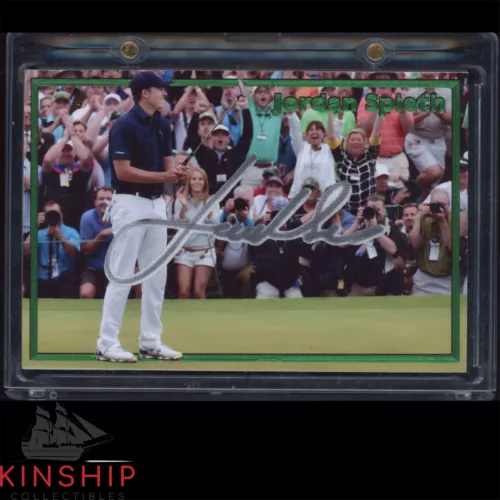 JORDAN SPIETH SIGNED CUT CUSTOM CARD JSA COA PGA GOLF AUTO MASTERS Z1817 COLLECTIBLE MEMORABILIA