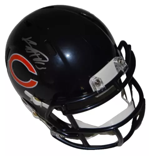 KEENAN ALLEN SIGNED (CHICAGO BEARS) MINI FOOTBALL HELMET BECKETT BAS BN71232 COLLECTIBLE MEMORABILIA