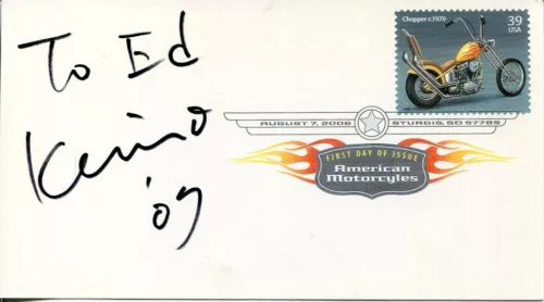 KEINO SASAKI CYCLES CUSTOM MOTORCYCLE CHOPPER BUILDER BIKE SIGNED AUTOGRAPH COLLECTIBLE MEMORABILIA