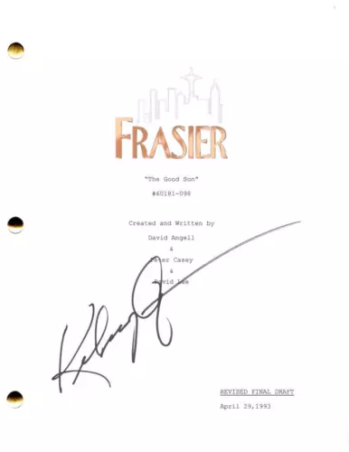 KELSEY GRAMMER SIGNED AUTOGRAPH FRASIER PILOT SCRIPT SCREENPLAY DR FRASIER CRANE COLLECTIBLE MEMORABILIA