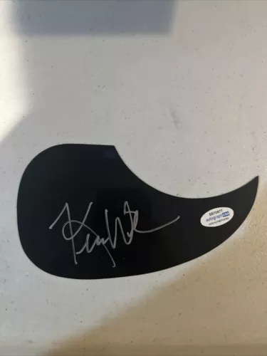 KIM WILSON FABULOUS THUNDERBIRDS SIGNED AUTOGRAPH ACOUSTIC PICKGUARD ACOA GUITAR COLLECTIBLE MEMORABILIA