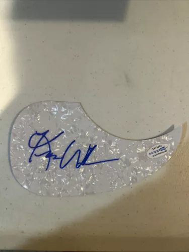 KIM WILSON FABULOUS THUNDERBIRDS SIGNED AUTOGRAPH ACOUSTIC PICKGUARD ACOA GUITAR COLLECTIBLE MEMORABILIA
