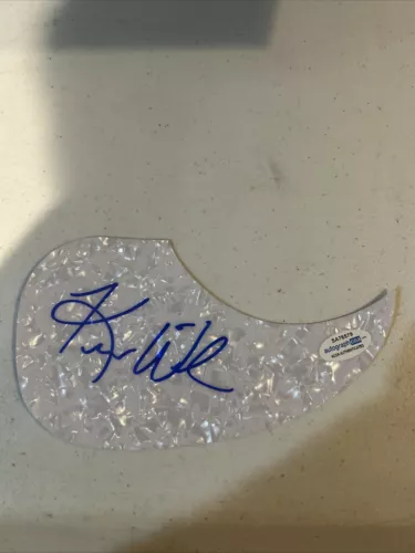 KIM WILSON FABULOUS THUNDERBIRDS SIGNED AUTOGRAPH ACOUSTIC PICKGUARD ACOA GUITAR COLLECTIBLE MEMORABILIA