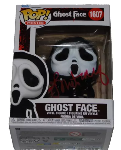 LAURIE METCALF SIGNED (SCREAM) GHOST FACE 1607 FUNKO POP #1176 BECKETT BN71128 COLLECTIBLE MEMORABILIA