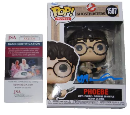 MCKENNA GRACE SIGNED (GHOSTBUSTERS) #1507 PHOEBE FUNKO POP MOVIES JSA AX11339 COLLECTIBLE MEMORABILIA