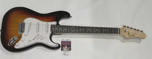NORAH JONES SIGNED SUNBURST ELECTRIC GUITAR JSA COA COLLECTIBLE MEMORABILIA