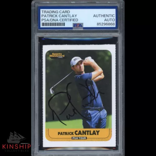 PATRICK CANTLAY SIGNED 2021 SPORTS ILLUSTRATED KIDS ROOKIE CARD PSA AUTO C3323 COLLECTIBLE MEMORABILIA