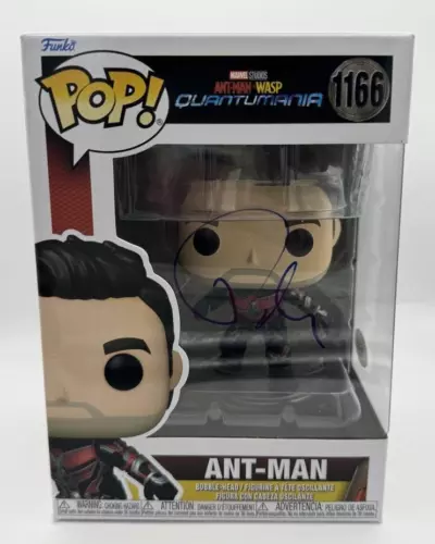 PAUL RUDD “ANT-MAN” AUTOGRAPH SIGNED QUANTUMANIA 1166 FUNKO POP FIGURE ACOA COLLECTIBLE MEMORABILIA