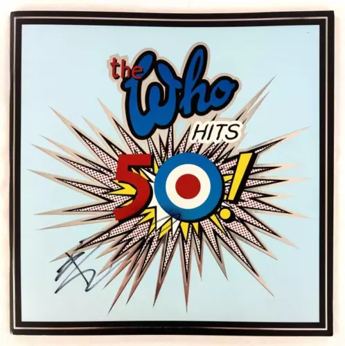 PETE TOWNSHEND SIGNED AUTOGRAPH THE WHO HITS 50 CONCERT TOUR PROGRAM BOOK W/ JSA COLLECTIBLE MEMORABILIA