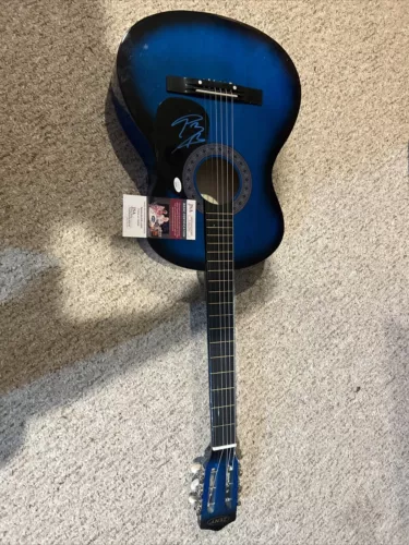 POST MALONE SIGNED AUTOGRAPH 38” ACOUSTIC GUITAR JSA COA COUNTRY RAP COLLECTIBLE MEMORABILIA