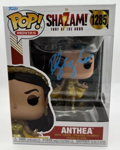 RACHEL ZEGLER “SHAZAM: FURY OF THE GODS” SIGNED ‘ANTHEA’ 1285 FUNKO POP B ACOA COLLECTIBLE MEMORABILIA