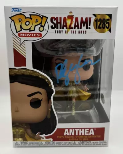 RACHEL ZEGLER “SHAZAM: FURY OF THE GODS” SIGNED ‘ANTHEA’ 1285 FUNKO POP C ACOA COLLECTIBLE MEMORABILIA