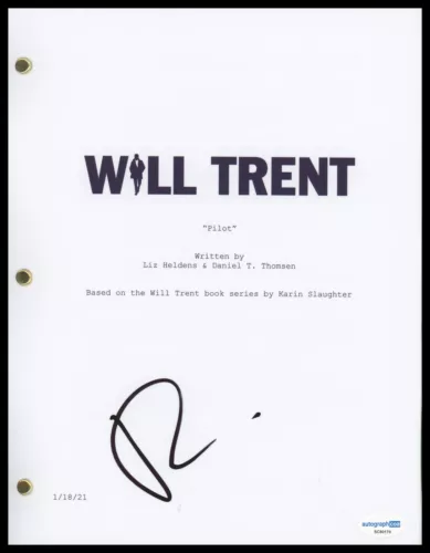 RAMON RODRIGUEZ “WILL TRENT” AUTOGRAPH SIGNED COMPLETE PILOT EPISODE SCRIPT ACOA COLLECTIBLE MEMORABILIA
