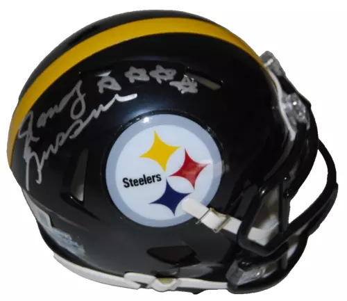 RANDY GROSSMAN SIGNED (PITTSBURGH STEELERS) MINI FOOTBALL HELMET BECKETT BP30757 COLLECTIBLE MEMORABILIA