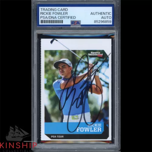 RICKIE FOWLER SIGNED 2016 SPORTS ILLUSTRATED CARD PSA DNA PGA MASTERS AUTO C3238 COLLECTIBLE MEMORABILIA
