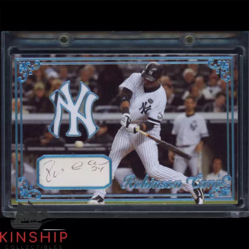 ROBINSON CANO SIGNED CUT CUSTOM CARD JSA COA YANKEES BASEBALL AUTO Z1823 COLLECTIBLE MEMORABILIA