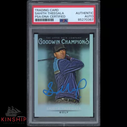 SAHITH THEEGALA SIGNED 2021 UPPER DECK CARD PSA DNA SLABBED MASTERS AUTO C3333 COLLECTIBLE MEMORABILIA