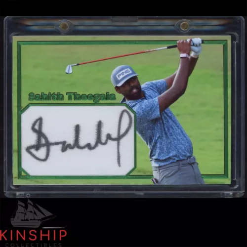 SAHITH THEEGALA SIGNED CUT CUSTOM CARD JSA COA PGA GOLF AUTO MASTERS Z1821 COLLECTIBLE MEMORABILIA