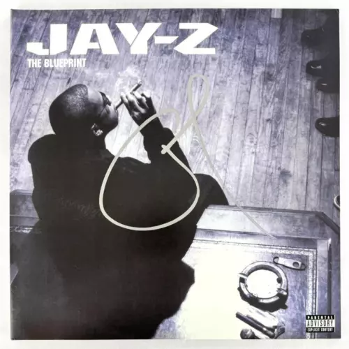 SEAN CARTER JAY-Z SIGNED AUTOGRAPH ALBUM VINYL RECORD LP – THE BLUEPRINT JSA COA COLLECTIBLE MEMORABILIA