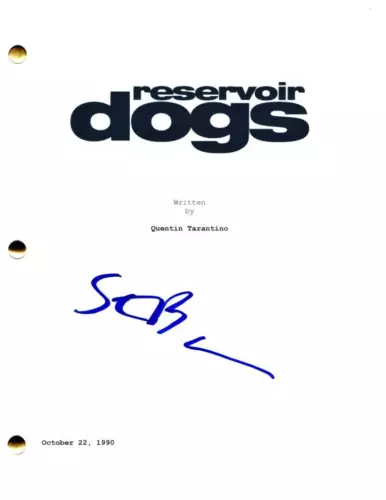STEVE BUSCEMI SIGNED AUTOGRAPH RESERVOIR DOGS MOVIE SCRIPT – QUENTIN TARANTINO COLLECTIBLE MEMORABILIA