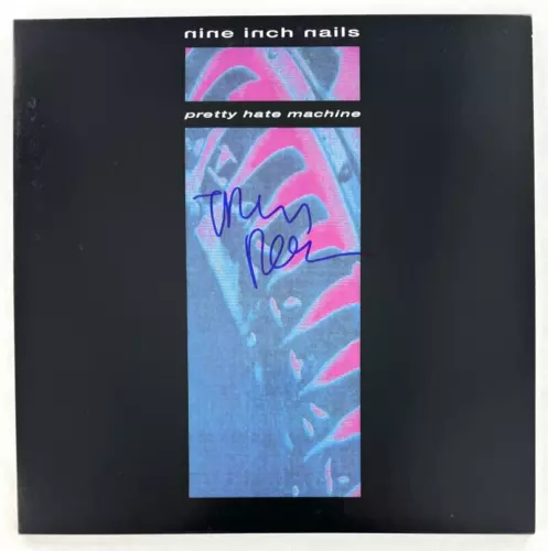 TRENT REZNOR SIGNED AUTOGRAPH ALBUM VINYL RECORD LP – NINE INCH NAILS W/ JSA COA COLLECTIBLE MEMORABILIA