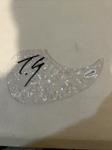 TYLER CONNOLLY SIGNED AUTOGRAPH ACOUSTIC PICKGUARD THEORY OF A DEADMAN ACOA COLLECTIBLE MEMORABILIA