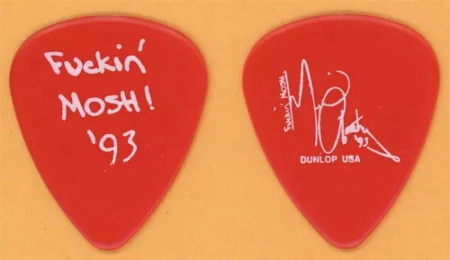 VAN HALEN MICHAEL ANTHONY VINTAGE GUITAR PICK – 1993 RIGHT HERE RIGHT NOW TOUR COLLECTIBLE MEMORABILIA