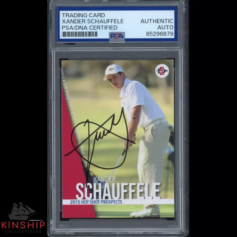 XANDER SCHAUFFELE SIGNED 2015 HOT SHOT ROOKIE CARD PSA DNA MASTERS AUTO C3317 COLLECTIBLE MEMORABILIA