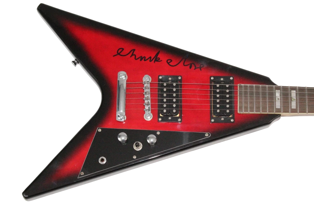 Chuck Close Signed Autograph Guitar - Renowned Rock Star Visual Artist Beckett