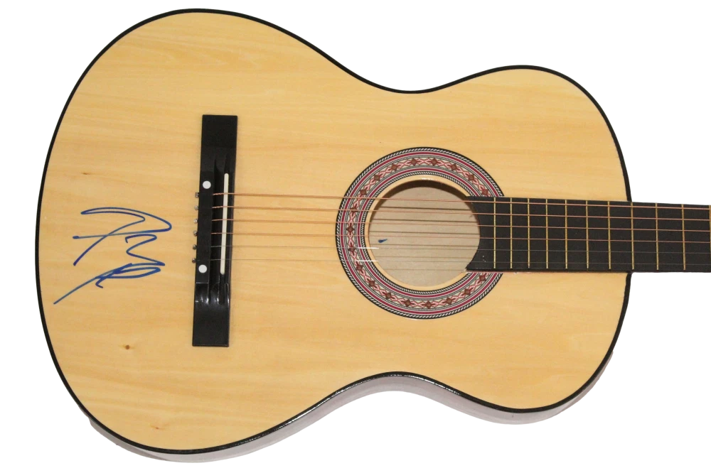 Austin Post Malone Signed Autograph Acoustic Guitar - F1 Trillion w/ Beckett COA
