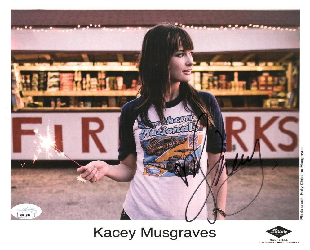 Kacey Musgraves Signed Autograph 8x10 Young Promo Photo - Country Music JSA COA