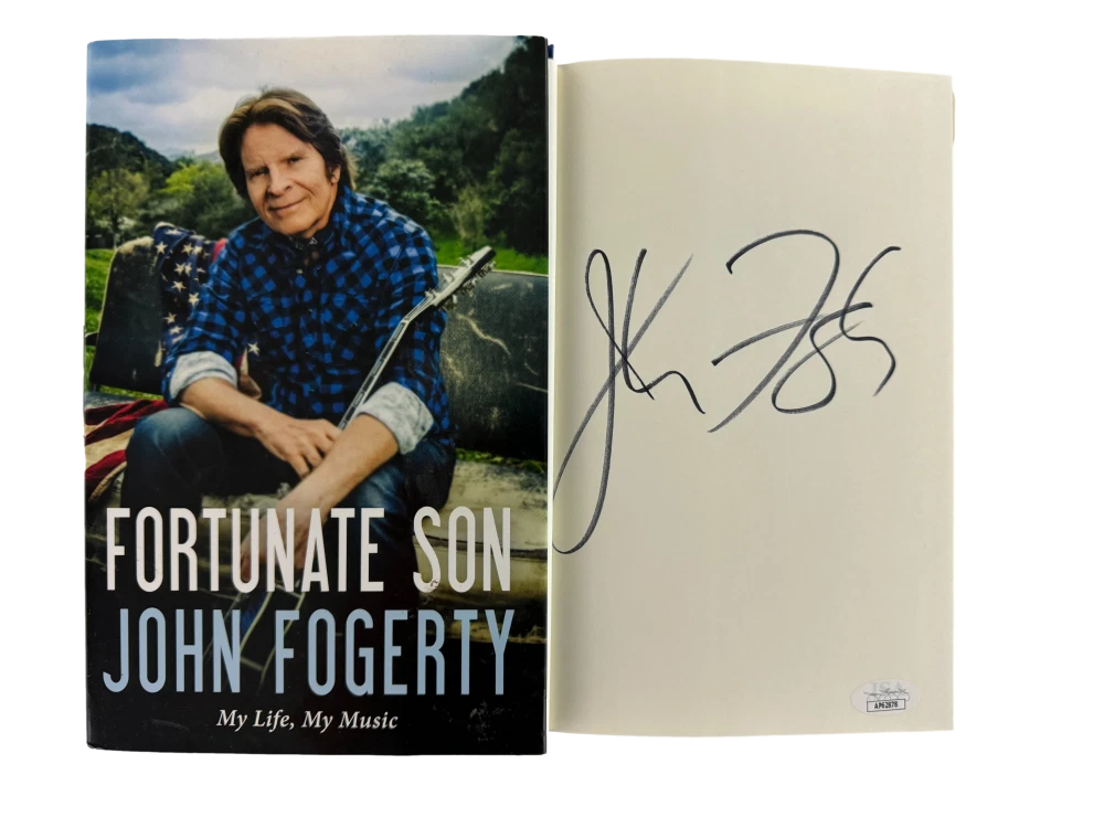 John Fogerty Signed Autograph Fortunate Son Book Creedence Clearwater CCR w/ JSA
