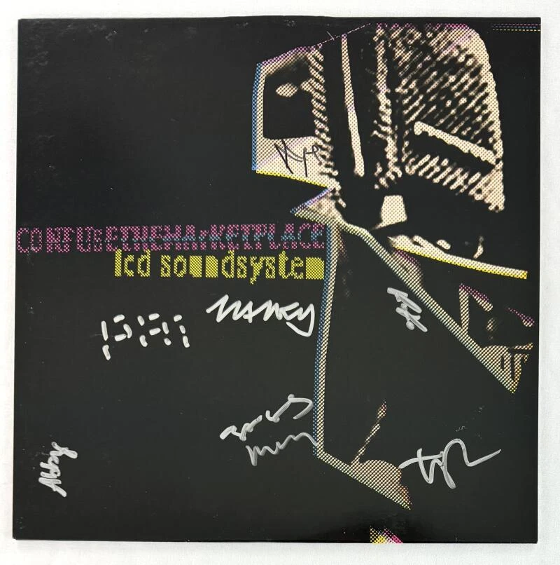 LCD Soundsystem Band x7 Signed Autograph Album Vinyl Record - James Murphy JSA